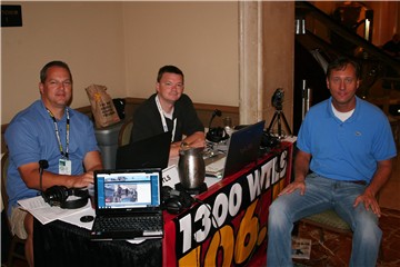 Gary Buchanan, Michael Butler and J. Clay Benson at SEC Media Days 2012